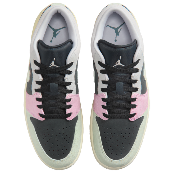 Jordan Air Jordan 1 Low SE - Men's - Grey/Pink/Green - Image 4