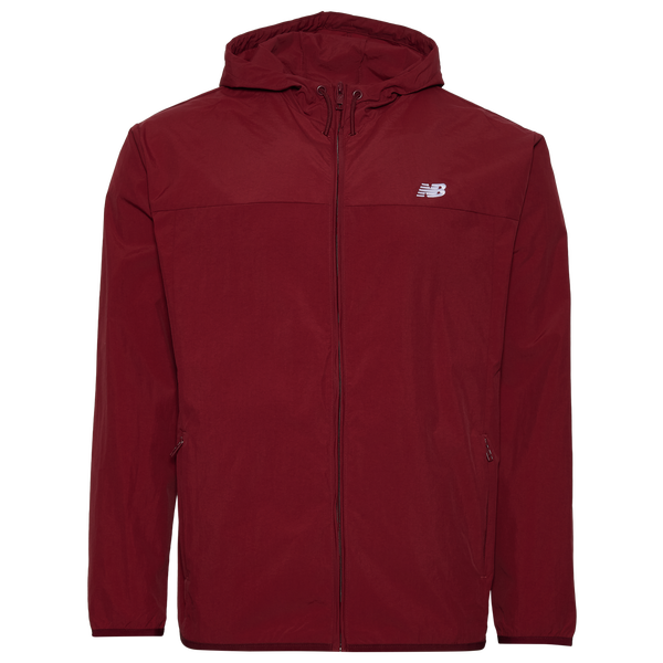 New Balance Athletics Woven Jacket - Men's - Burgundy