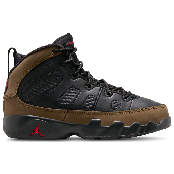 Jordan Retro 9 - Boys' Preschool - Black/True Red