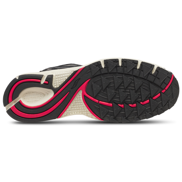 Saucony Grid Jazz 9 - Men's - Black/Grey/Red - Image 5