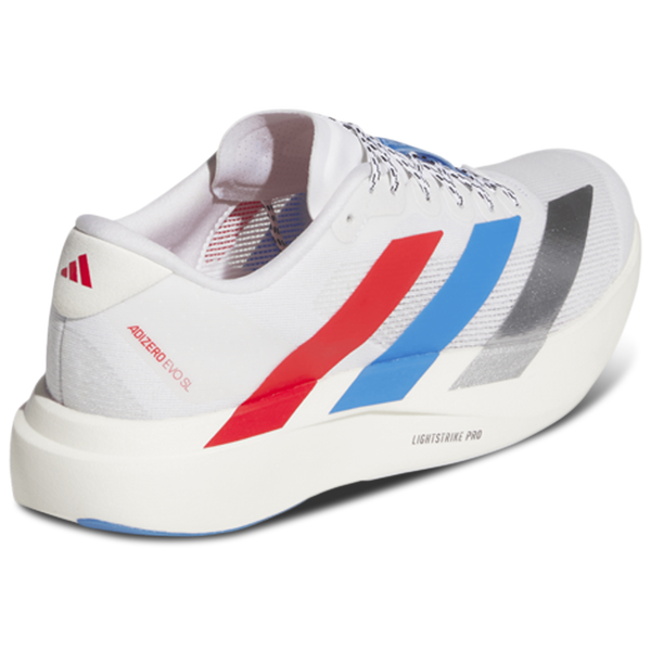 adidas Adizero Evo SL - Men's - Pure Ruby/Bright Royal/Footwear White - Image 3