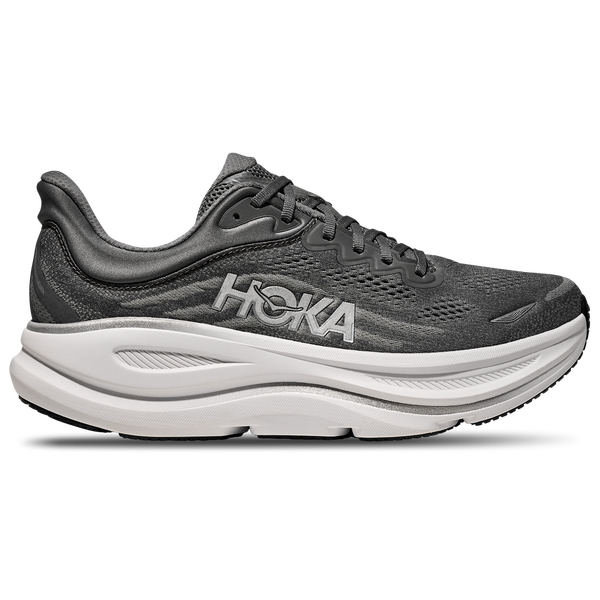 HOKA Bondi 9 - Men's - Silver/Grey