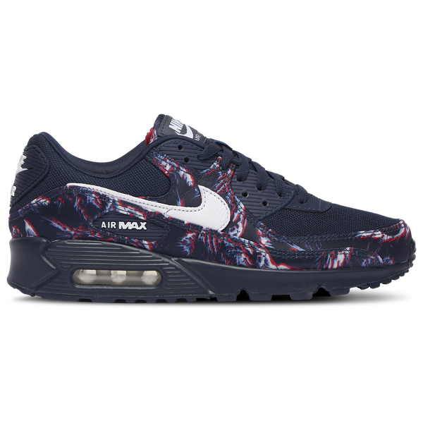 Nike Air Max 90 - Men's - Navy/Red/White