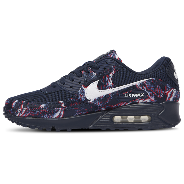 Nike Air Max 90 - Men's - Navy/Red/White - Image 2