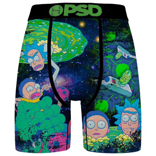 PSD R&M Portal Void Briefs - Men's - Black/Green