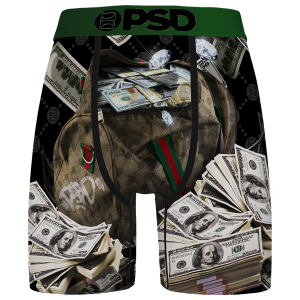 PSD Catch a Bag Briefs - Men's - Black/Green