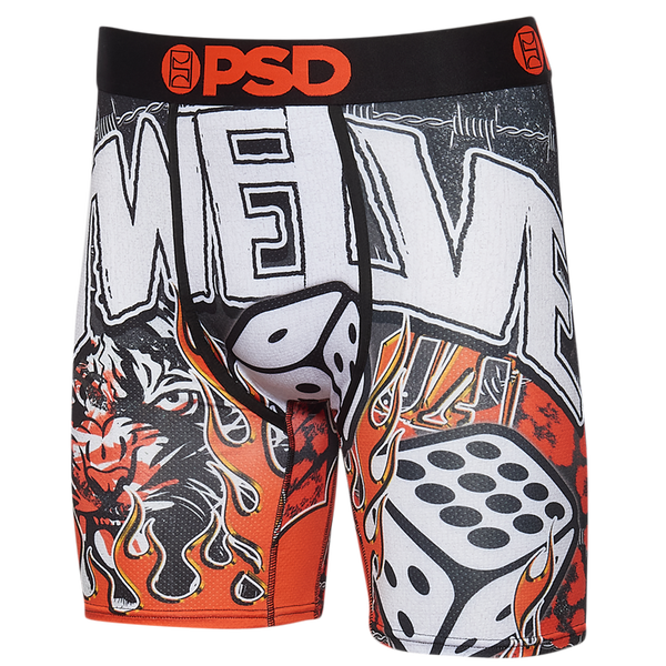 PSD Graphic Briefs - Men's - Black/Red/White