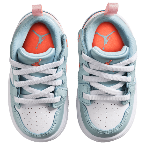 Jordan 1 Low Alt SE Fem - Girls' Toddler - Ocean Bliss/Atomic Pink - Image 4
