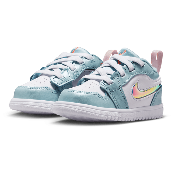 Jordan 1 Low Alt SE Fem - Girls' Toddler - Ocean Bliss/Atomic Pink - Image 6