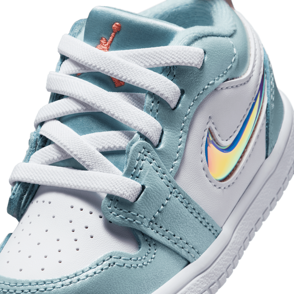 Jordan 1 Low Alt SE Fem - Girls' Toddler - Ocean Bliss/Atomic Pink - Image 7
