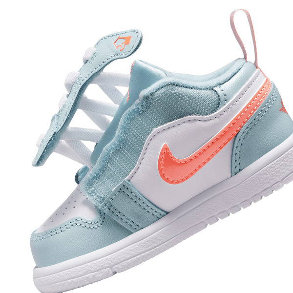 Jordan 1 Low Alt SE Fem - Girls' Toddler - Ocean Bliss/Atomic Pink - Image 8