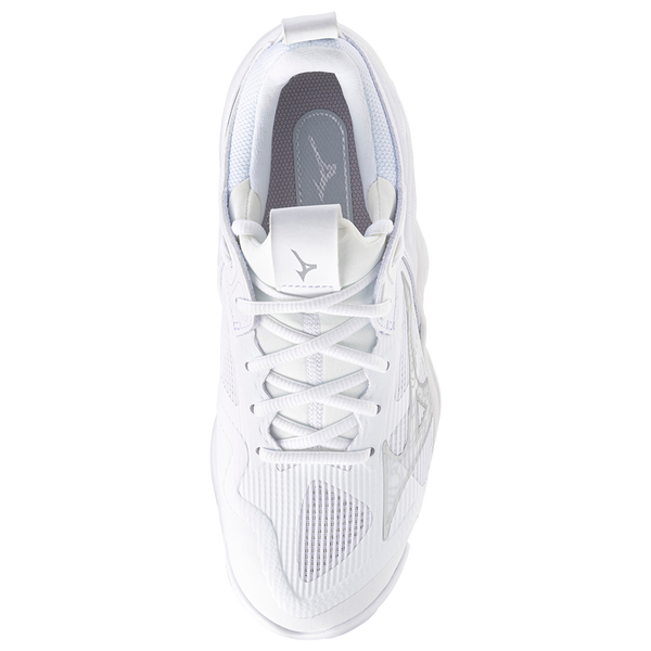 Mizuno Wave Momentum 3 - Women's - White/Silver - Image 4