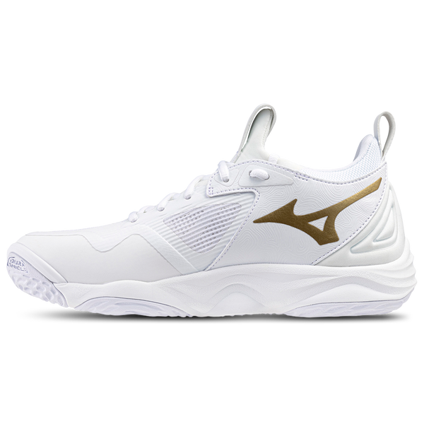 Mizuno Wave Momentum 3 - Women's - Gold/White - Image 2