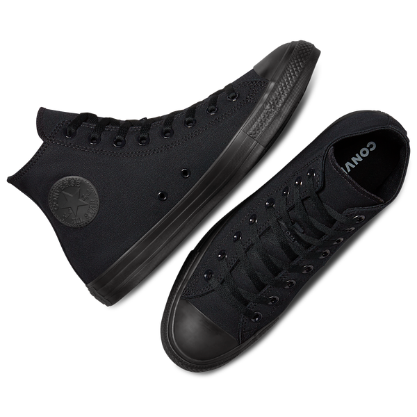 Converse All Star High Top - Men's - Black Monochrome/Black - Image 4