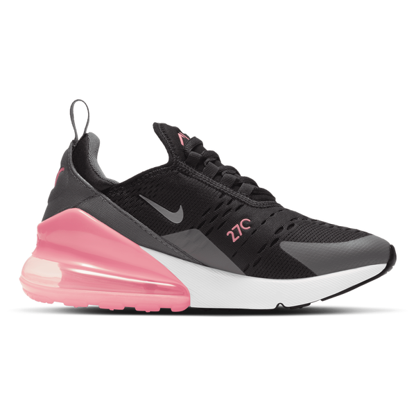 Nike Air Max 270 - Boys' Grade School - Black/Metallic Silver/Smoke Grey