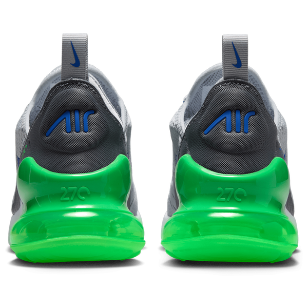 Nike Air Max 270 - Boys' Grade School - Gray/Green/White - Image 3