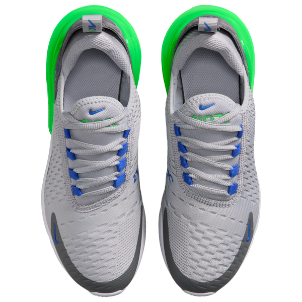 Nike Air Max 270 - Boys' Grade School - Gray/Green/White - Image 4