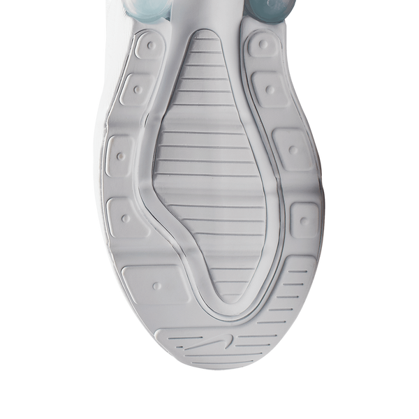 Nike Air Max 270 - Boys' Grade School - White/White/Metallic Silver - Image 5