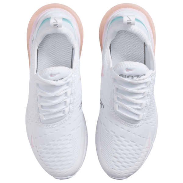Nike Air Max 270 - Boys' Grade School - Pink Foam/Lt Smoke Grey/White - Image 4