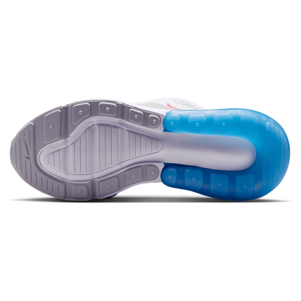 Nike Air Max 270 - Girls' Grade School - White/Pinksicle/Football Blue - Image 5