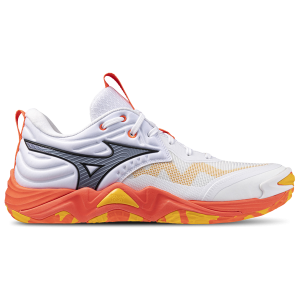 Mizuno Wave Momentum Elite - Men's - White/Fiery Coral