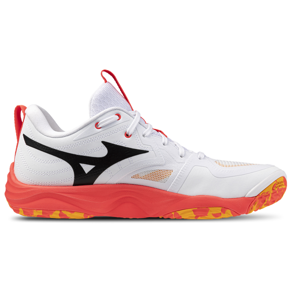 Mizuno Wave Momentum Elite - Men's - White/Fiery Coral - Image 2