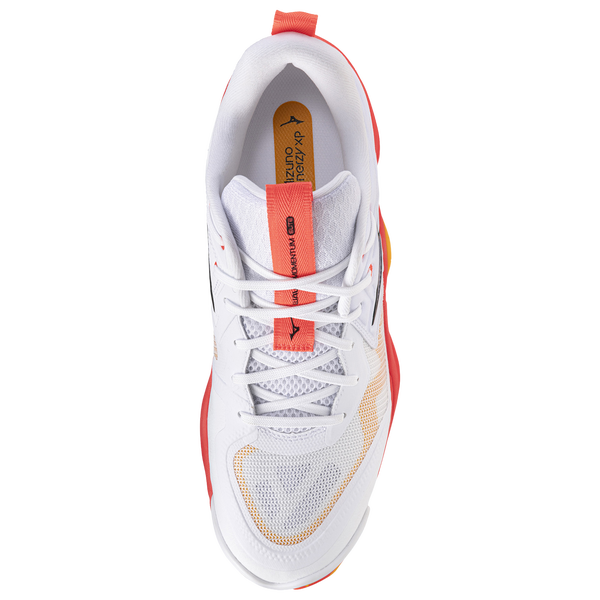 Mizuno Wave Momentum Elite - Men's - White/Fiery Coral - Image 4