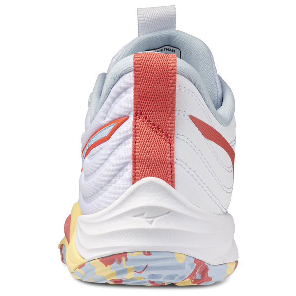 Mizuno Wave Momentum Elite - Women's - Calypso Coral/White - Image 3
