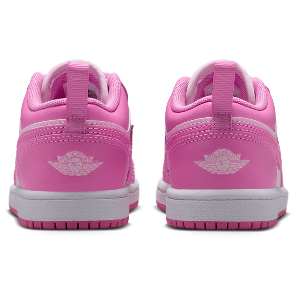 Jordan Retro 1 Low - Boys' Preschool - Pink/White - Image 3