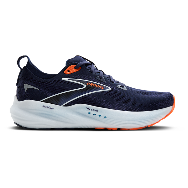 Brooks Glycerin 22 - Men's - Peacoat/Blue Ribbon/Orange