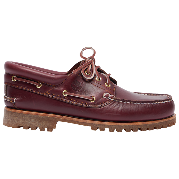 Timberland 3 Eye Boat Shoes - Men's - Burgundy/Burgundy