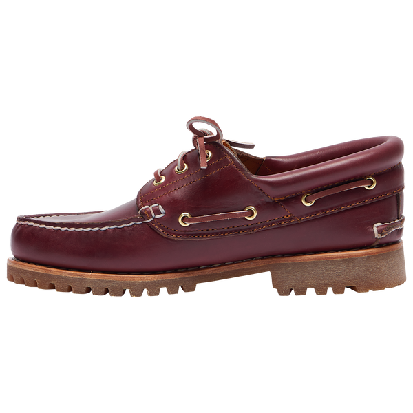 Timberland 3 Eye Boat Shoes - Men's - Burgundy/Burgundy - Image 2