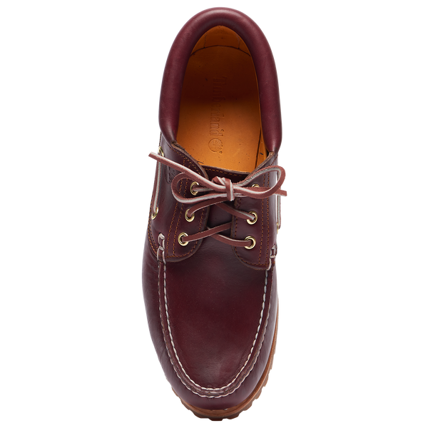 Timberland 3 Eye Boat Shoes - Men's - Burgundy/Burgundy - Image 4