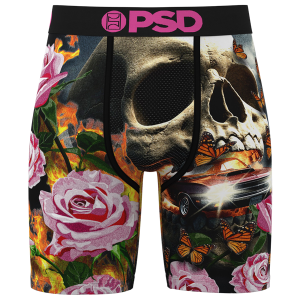 PSD Graphic Briefs - Men's - Black/Pink