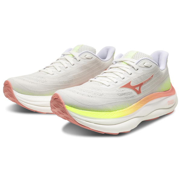 Mizuno Wave Sky 9 Wide - Women's - White/Orange - Image 6