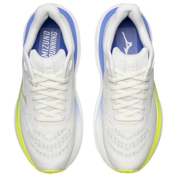 Mizuno Wave Sky 9 Wide - Women's - Snow White/Silver Birch - Image 4