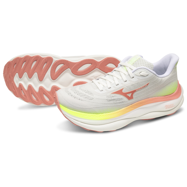 Mizuno Wave Sky 9 Wide - Women's - White/Orange - Image 7