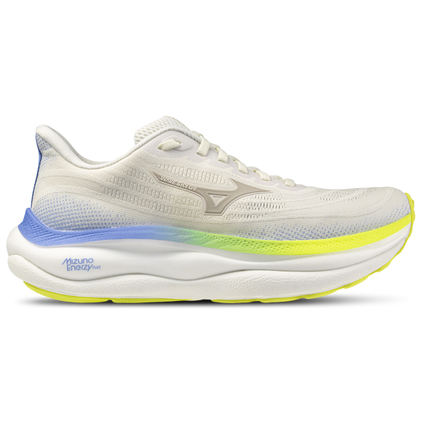 Mizuno Wave Sky 9 Wide - Women's - Snow White/Silver Birch