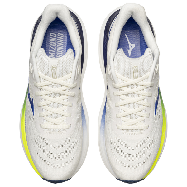 Mizuno Wave Sky 9 - Men's - Snow White/Surf The Web - Image 4