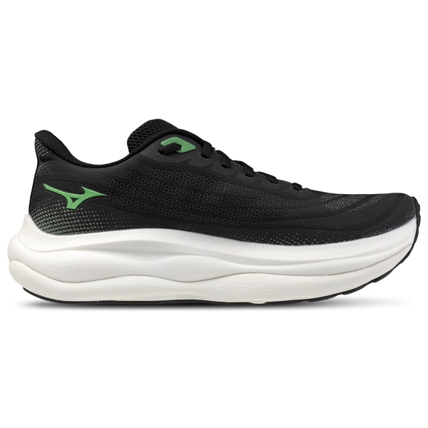 Mizuno Wave Sky 9 - Men's - Black/Goblin Green - Image 2