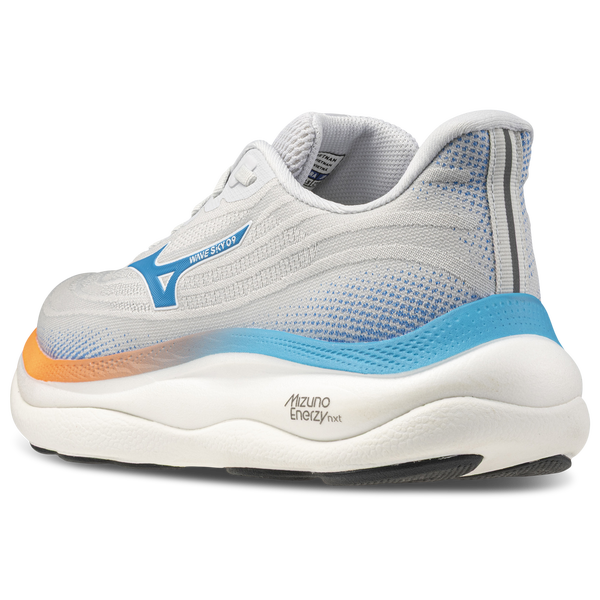Mizuno Wave Sky 9 Wide - Men's - Grey/Blue - Image 7