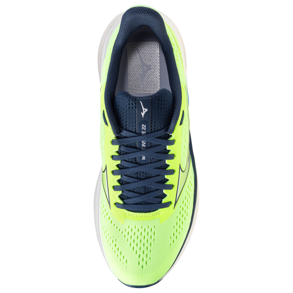 Mizuno Wave Inspire 22 - Men's - White/Green - Image 4
