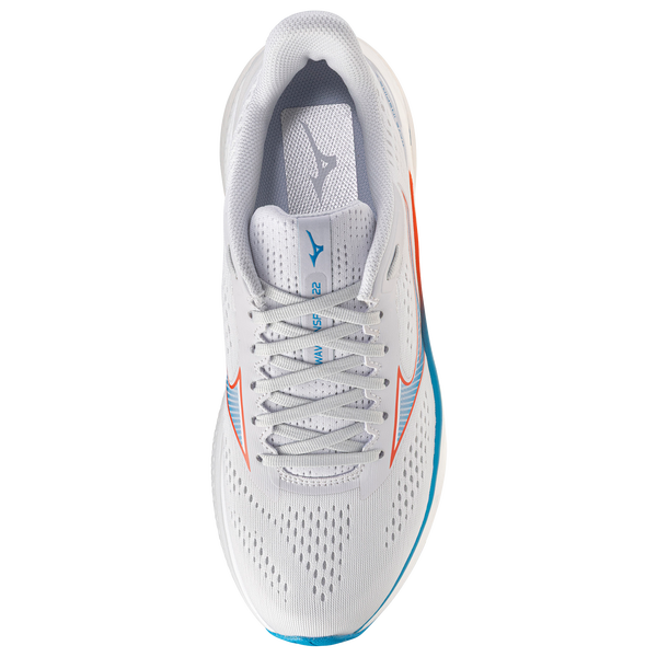 Mizuno Wave Inspire 22 - Men's - Grey/Blue - Image 4