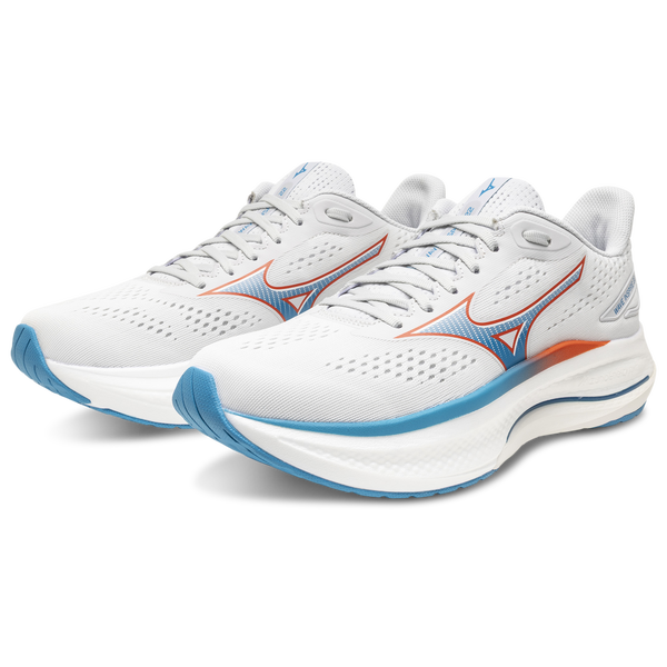 Mizuno Wave Inspire 22 - Men's - Grey/Blue - Image 6