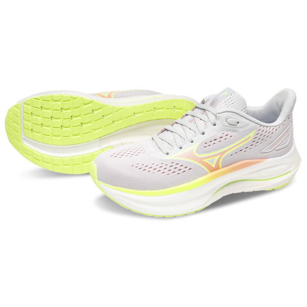 Mizuno Wave Inspire 22 - Women's - Grey/Orange - Image 7