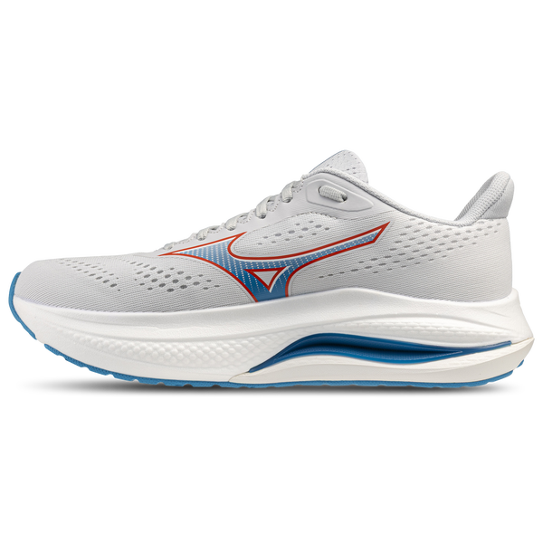 Mizuno Wave Inspire 22 Wide - Men's - Grey/Blue - Image 2