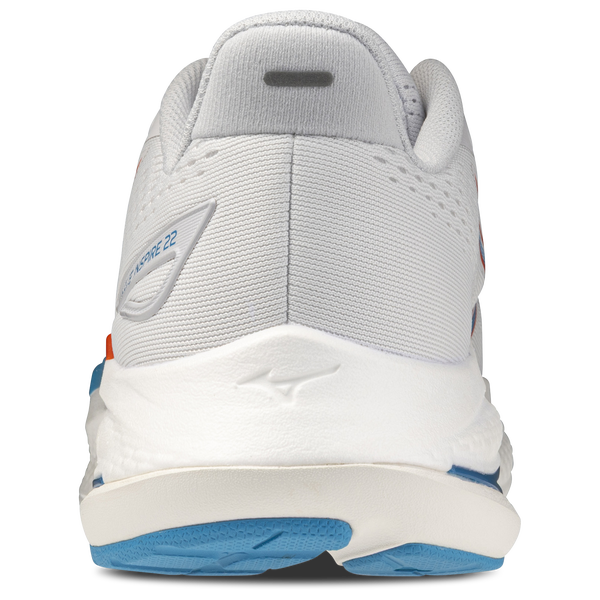 Mizuno Wave Inspire 22 Wide - Men's - Grey/Blue - Image 3