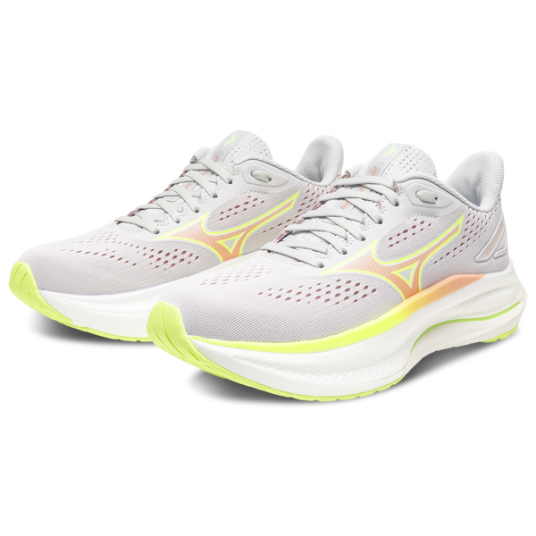 Mizuno Wave Inspire 22 Wide - Women's - Grey/Orange - Image 6