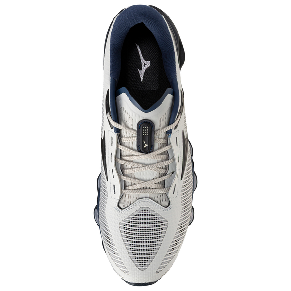 Mizuno Wave Prophecy 15 - Men's - Grey/Grey - Image 4