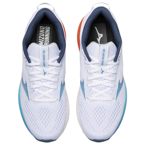 Mizuno Wave Rider 30 - Men's - Blue/White - Image 4